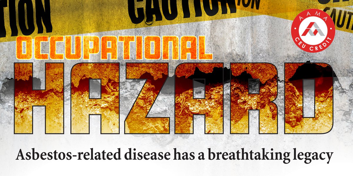 AAMAOfficial's tweet image. Earn 2 AAMA CEUs (gen, clin) by reading up on the breathtaking legacy of asbestos-related disease &amp;amp; take the 15-question test. aama-ntl.org/cma-today/ceu-… 
#medicalassisting #ceu #continuingeducation