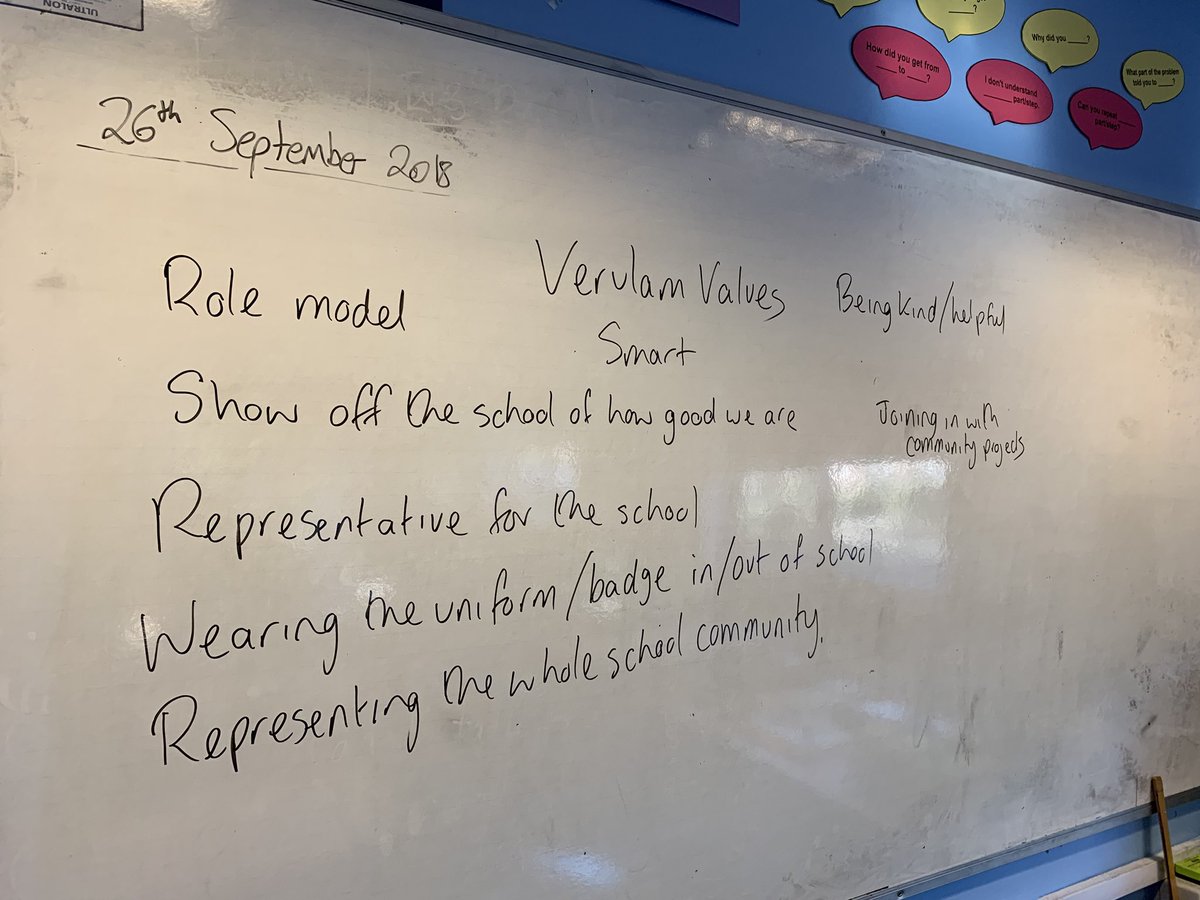 7C’s ideas of what it is to be a <a href="/verulamschool/">Verulam School</a> ambassador! I love the “show off the school of how good we are” quote! #verulamrocks #ambassadors #weloveverulam <a href="/year7verulam/">Year7Verulam</a>