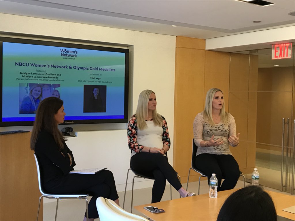 Angela_M_Guzman's tweet photo. A huge thank you to the @LamoureuxTwins for joining the Women’s Network today @NBCUniversal and sharing their story of #womensempowerment. They have and incredible story on leveling the playing field in sports! Learn more 👉🏽 https://t.co/G2hzI4RKiu https://t.co/g1P7vzjpiC