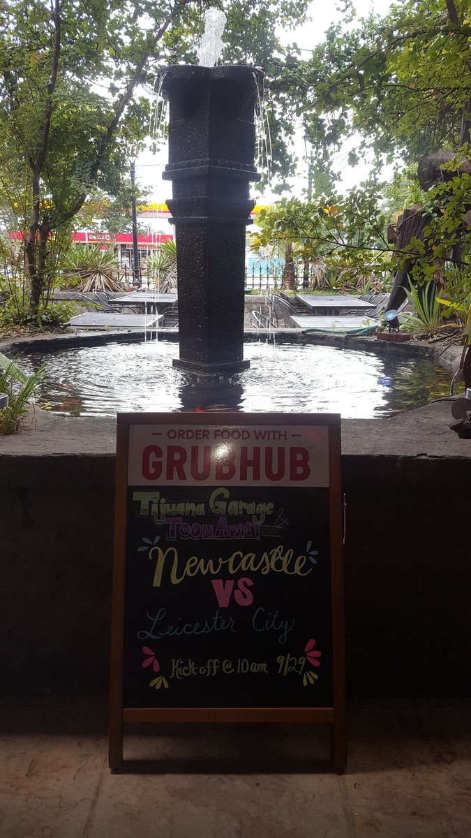 TijuanaGarage's tweet photo. @NUFC taking on @LCFC this Saturday!  @ToonArmyATL will be here at 10 am for kick-off, don't be late!

#NUFC #CPFC #ATL #L5P #HWTL #brunch https://t.co/wQ0UklRAcK