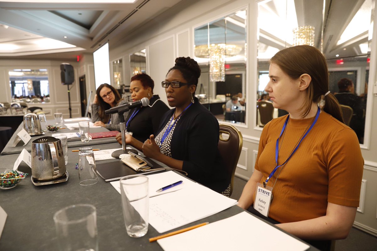 STRIVEINTL's tweet photo. We had a great panel this morning with four amazing women from @MDRC_News, @STRIVE_NY, and @MountSinaiNYC. #istrivefor https://t.co/14P1Yc1keE