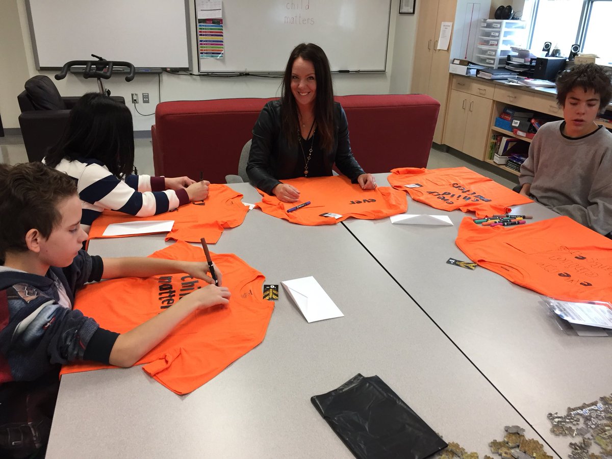 @ChinookSD CAMPS school prepares for Orange T-Shirt day!!!