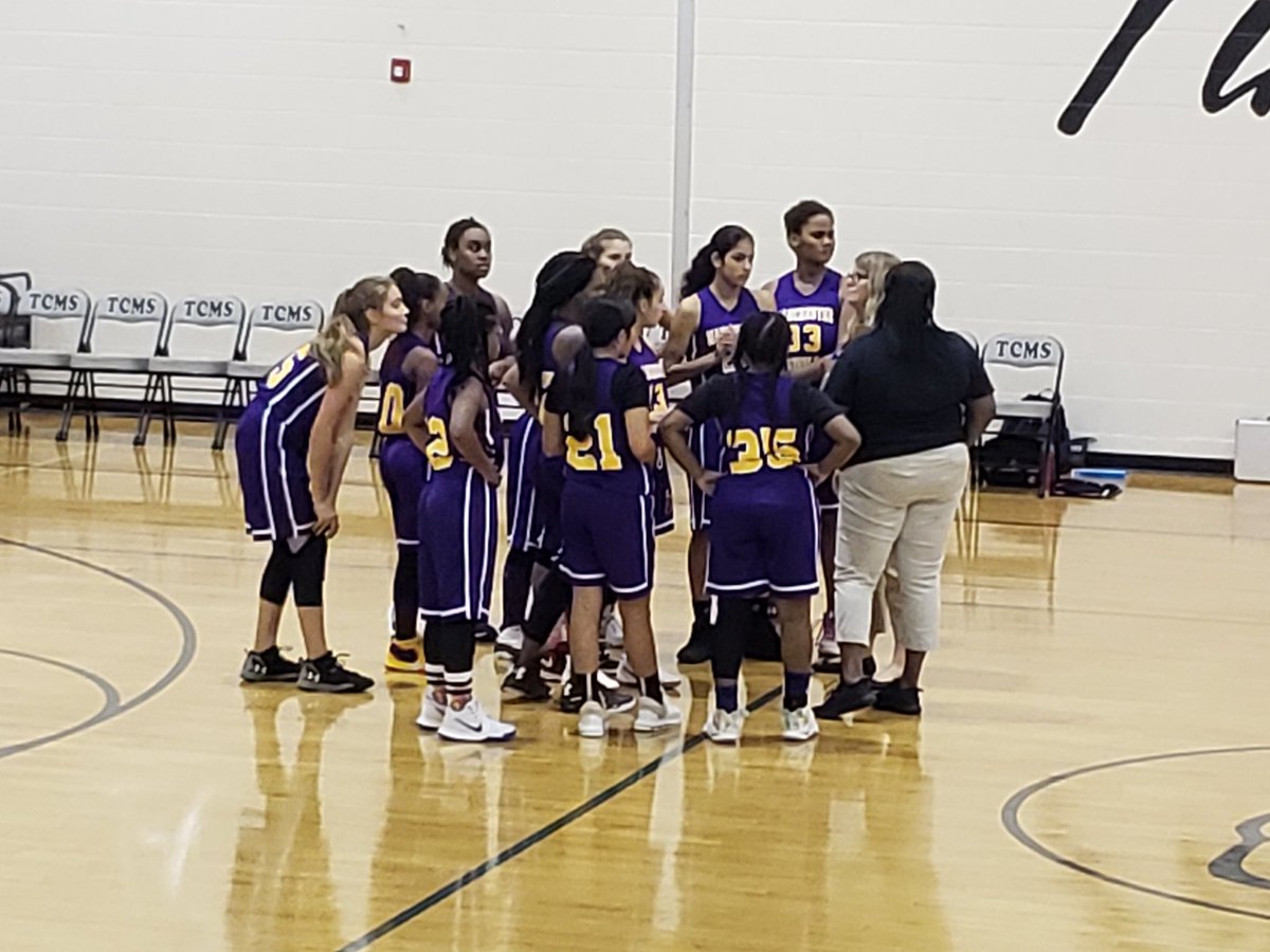 Mrs_BealeiveIt's tweet photo. Getting ready for the game! #mcmsweroar #GirlsBasketball https://t.co/2SqqSfmhZb