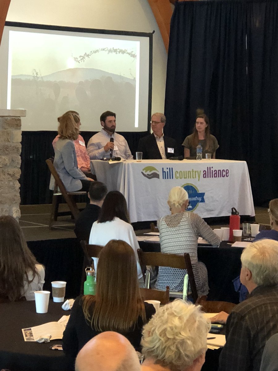 Private landowner panel from the #ConchoValley and Nueces River area agreed that passing family land down from one generation to the next is critically important to protecting wide open spaces in #Texas #estateplanning