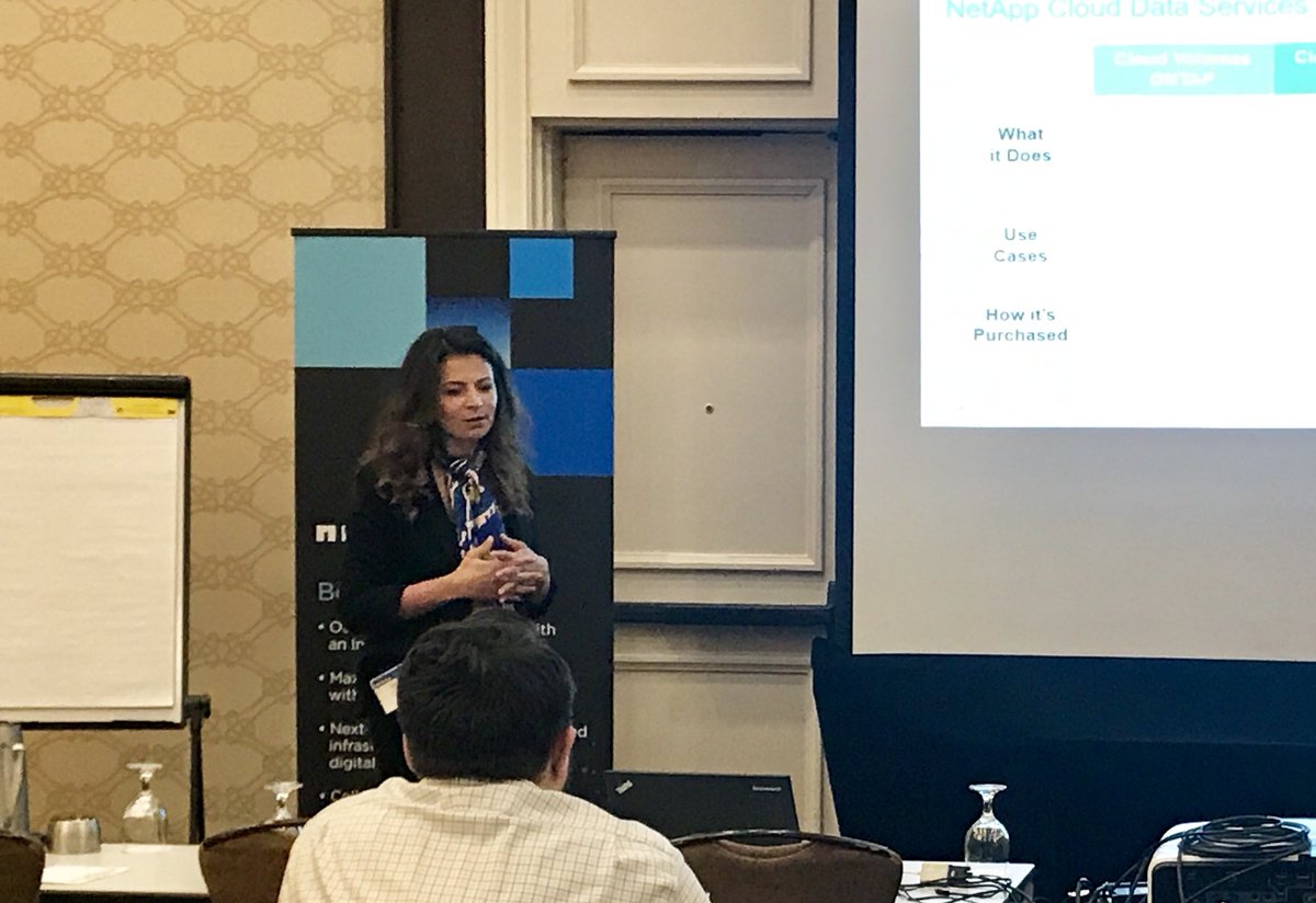 keldabailey1's tweet photo. Delya Jansen and Aaron Kremer pumping up the #CloudVolumes at the #Boston #NetAppPartnerAcademy! @NetAppPartners @delyabak @CandiaKid https://t.co/xOny9qN9KC