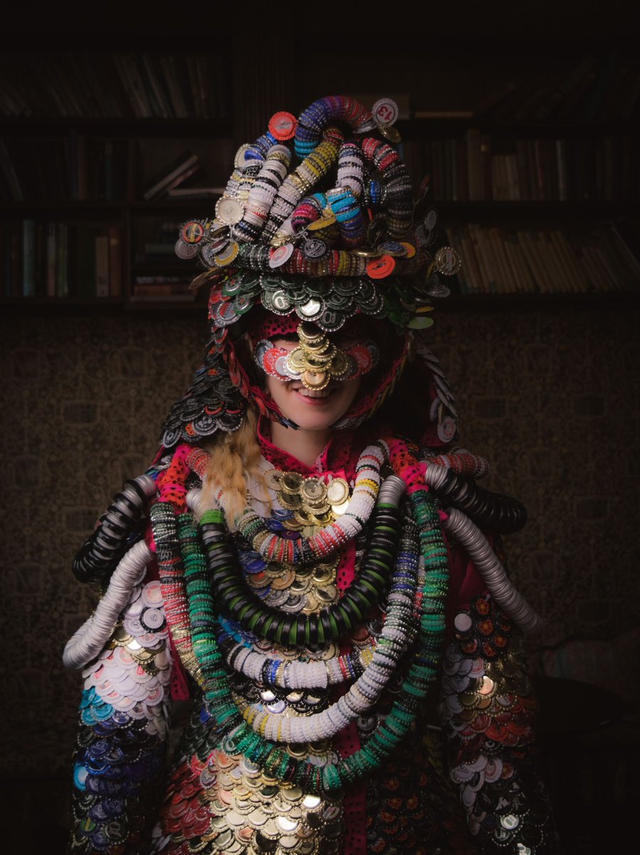Slow Fashion Lancaster (@slowfashionuk) on Twitter photo An amazing #zerowaste creation, designed & made by <a href="/DuxburyDesigns/">Katie Duxbury</a>. It's called 'Wasted', referring to metal bottle caps as a waste product, but also depicting how much alcohol the caps represent. See it on our catwalk! #LancashireHour
buff.ly/2wXZyd3
📷: Rebecca Richards An amazing #zerowaste creation, designed & made by <a href="/DuxburyDesigns/">Katie Duxbury</a>. It's called 'Wasted', referring to metal bottle caps as a waste product, but also depicting how much alcohol the caps represent. See it on our catwalk! #LancashireHour
buff.ly/2wXZyd3
📷: Rebecca Richards