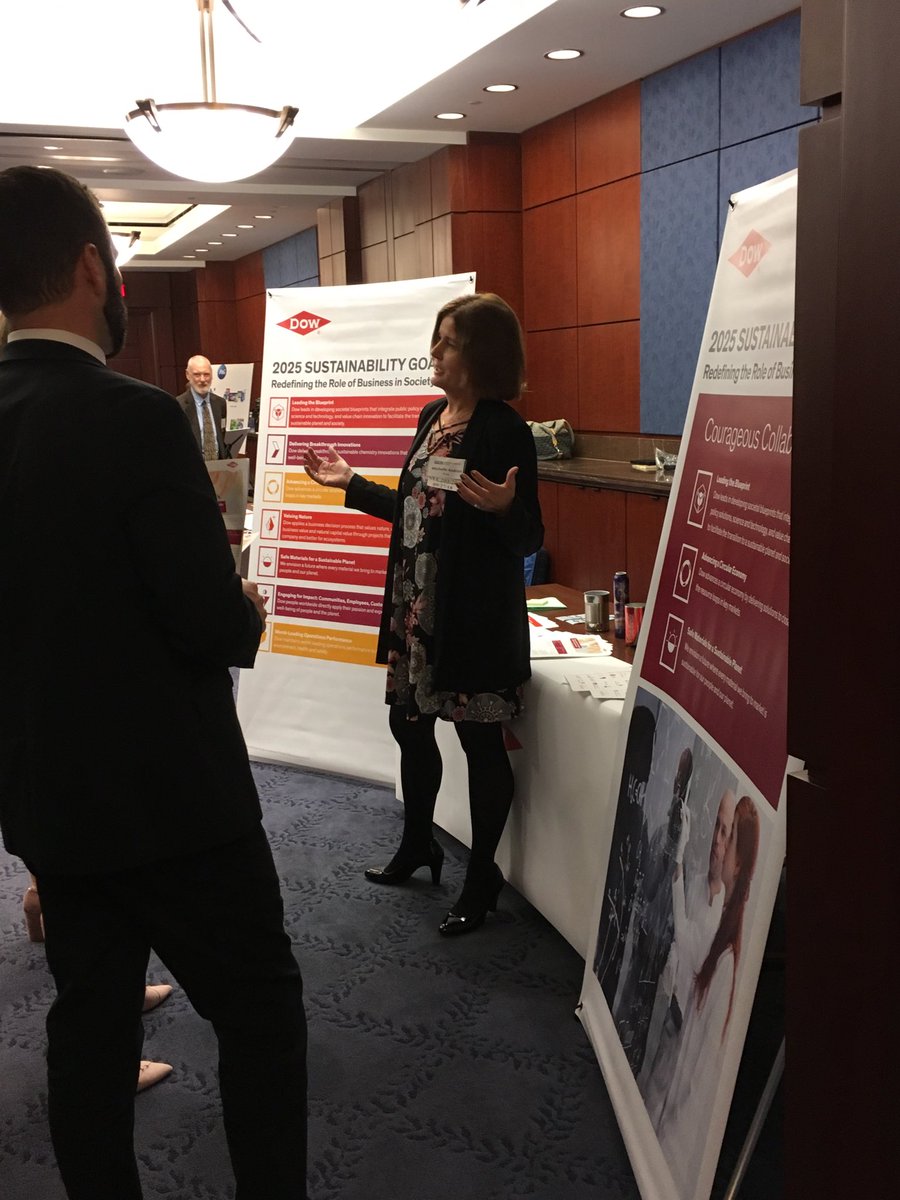 mjalbertEAC's tweet photo. Michelle Andriot @DowChemical talking #courageouscollaboration on Capitol Hill.  #GC3SCA  #sustainablechemistryproductexpo https://t.co/aML35JKD67