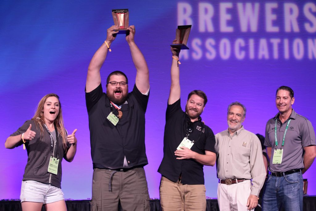 One of our newest customers, <a href="/5050BrewingCo/">FiftyFifty Brewing</a>, went home last weekend with 3 medals &amp; awarded Brewery Group of the Year at <a href="/GABF/">Great American Beer Festival</a>! Learn more about the 35 #OBeer customers, and the 43 beers they made, that won #gabf medals --> bit.ly/2NbfuxW  #craftbeer #brewerysoftware