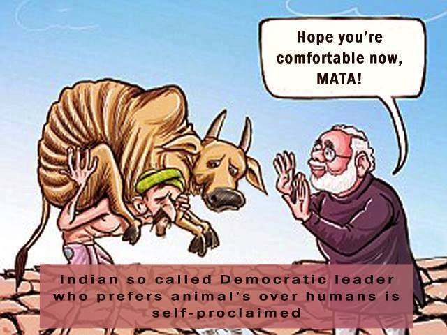 abdullahkayan17's tweet image. #ModiInTrouble
A country which prioritizes animal over human calls themselves civilized and non-violaters of Human Rights and they call themselves a developed country. A country where you are killed for eating a beef and are made to drink the cow urine.