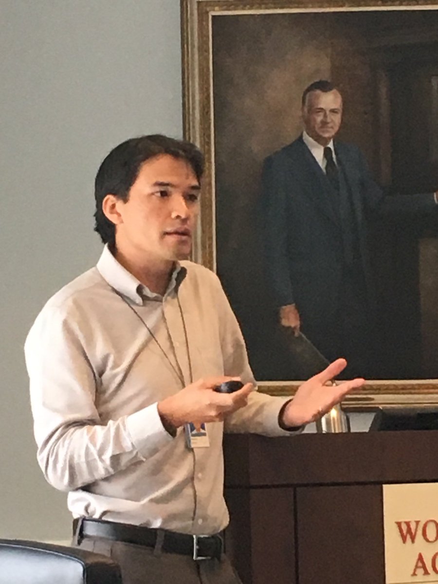 flintrvrkeeper's tweet photo. Cory Rayburn of @ATLWatershed speaking to #FindingtheFlint about the importance of the health of the headwaters of a river and how green infrastructure can make a positive impact in the headwaters. https://t.co/SC6eSJlQPR