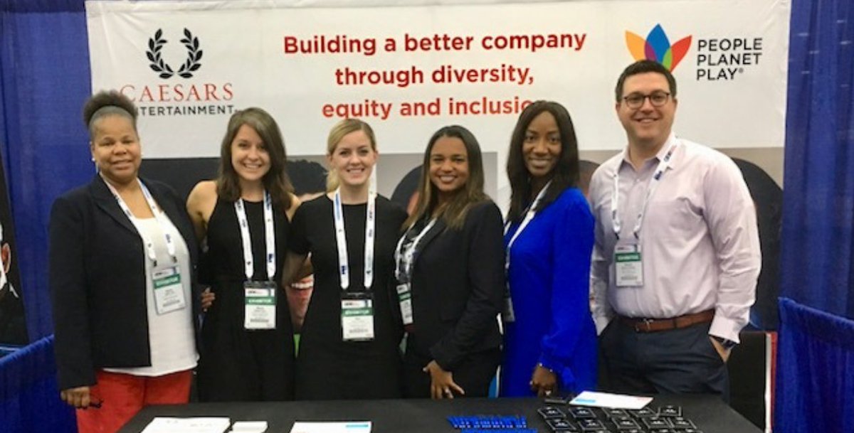LifeAtCaesars's tweet photo. Come meet @CaesarsEnt today and tomorrow at the National Black MBA Association Career Expo in Detroit, MI! We are recruiting all-star candidates who are passionate about serving our guests and serving the communities we operate in. Visit our team in booth 753. https://t.co/l8HX5uwPIV