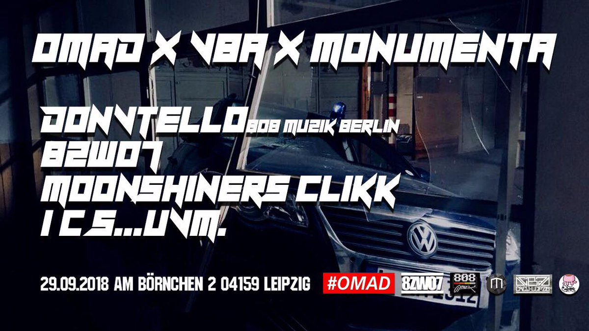 sndoflpzg's tweet photo. 29.09. @OMAD_rap X VBA X @_Monumenta, Leipzig
u.a.w/ @8zwo7 [@Fanatikk_mc]
VA: https://t.co/TJQJW4Wuhz https://t.co/58g5SsHeER