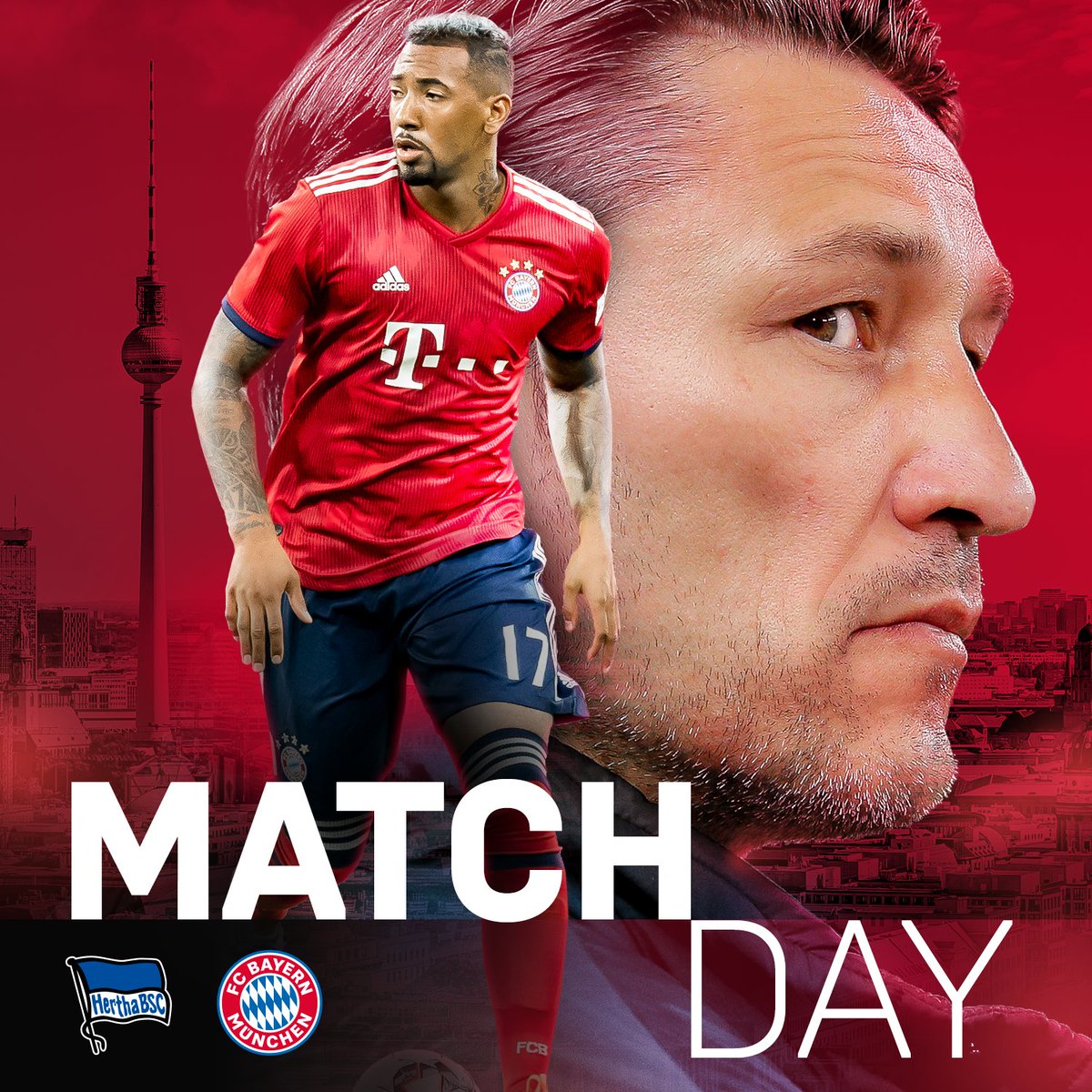 FCBayernEN's tweet image. Matchday in the Capital 🇩🇪

#BSCFCB #packmas