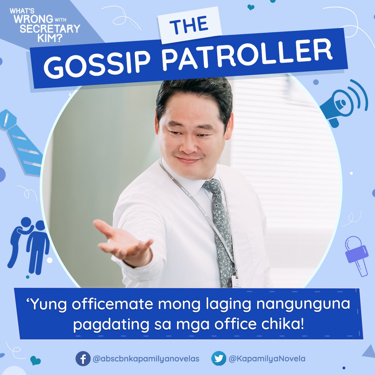 KapamilyaNovela's tweet photo. Ang team leader, si Manager Jung!Maki-update ka na rin sa mga ganap sa #BuhayOpisina sa #WhatsWrongWithSecretaryKim! https://t.co/iCNQB7gCLQ