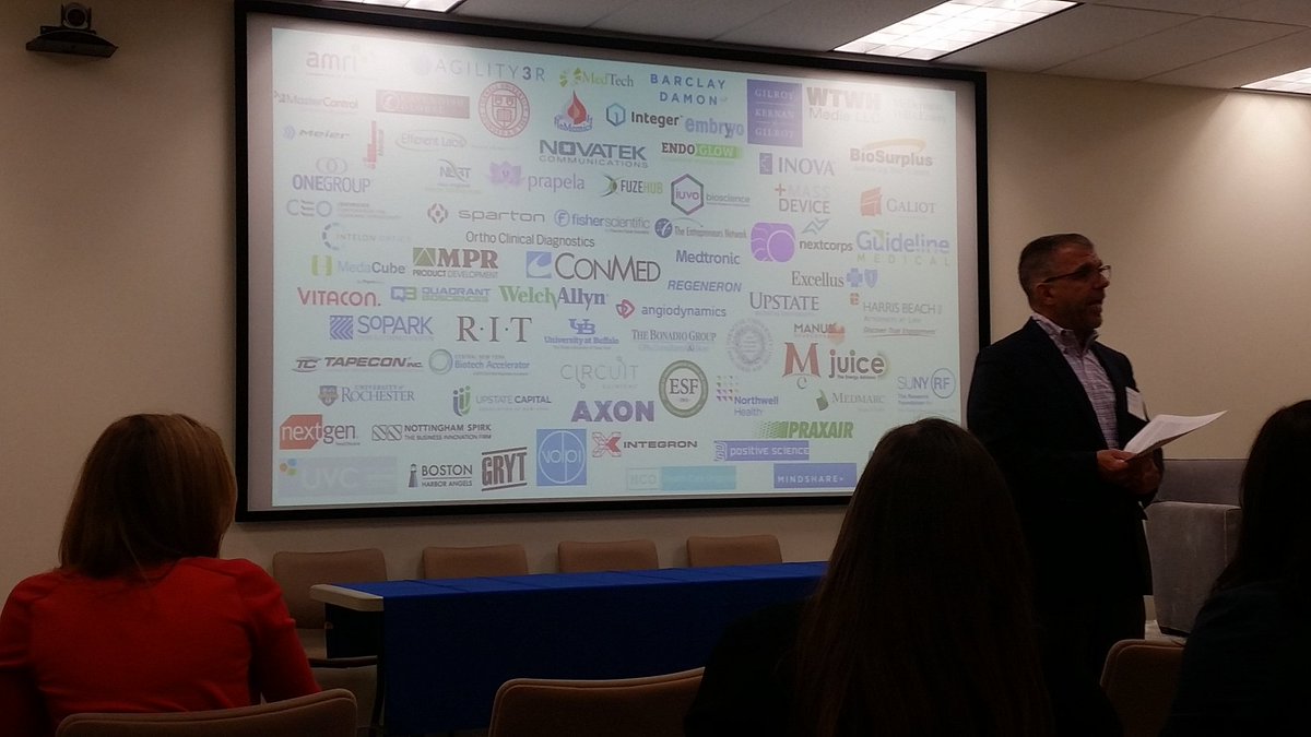 RFSUNY_IandP's tweet photo. @RFSUNY_IandP @MedTechAssoc IDEAS Summit @ ConMed Corporation in Utica, NY.  Looking forward to a great day of networking and talking healthcare tech! https://t.co/srKhtNn56E