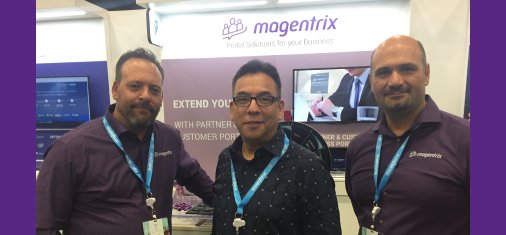 magentrix's tweet photo. Yesterday we got to see Dean Villegas from @lotlinx when he came to visit our booth. Have you dropped by our booth yet? #DF18 #dreamforce #Magentrix#MagentrixDF18 #Salesforce #PRMPortal #CustomerSuccessPortal https://t.co/CUXmUmjYYC
