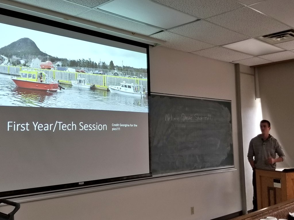 #mioceanmapping students get together today to share their experiences <a href="/marineinstitute/">Marine Institute, Memorial University</a> <a href="/amirault_daniel/">Daniel Amirault</a> <a href="/_michaelabarnes/">Michaela Barnes</a> #sharedlearning
