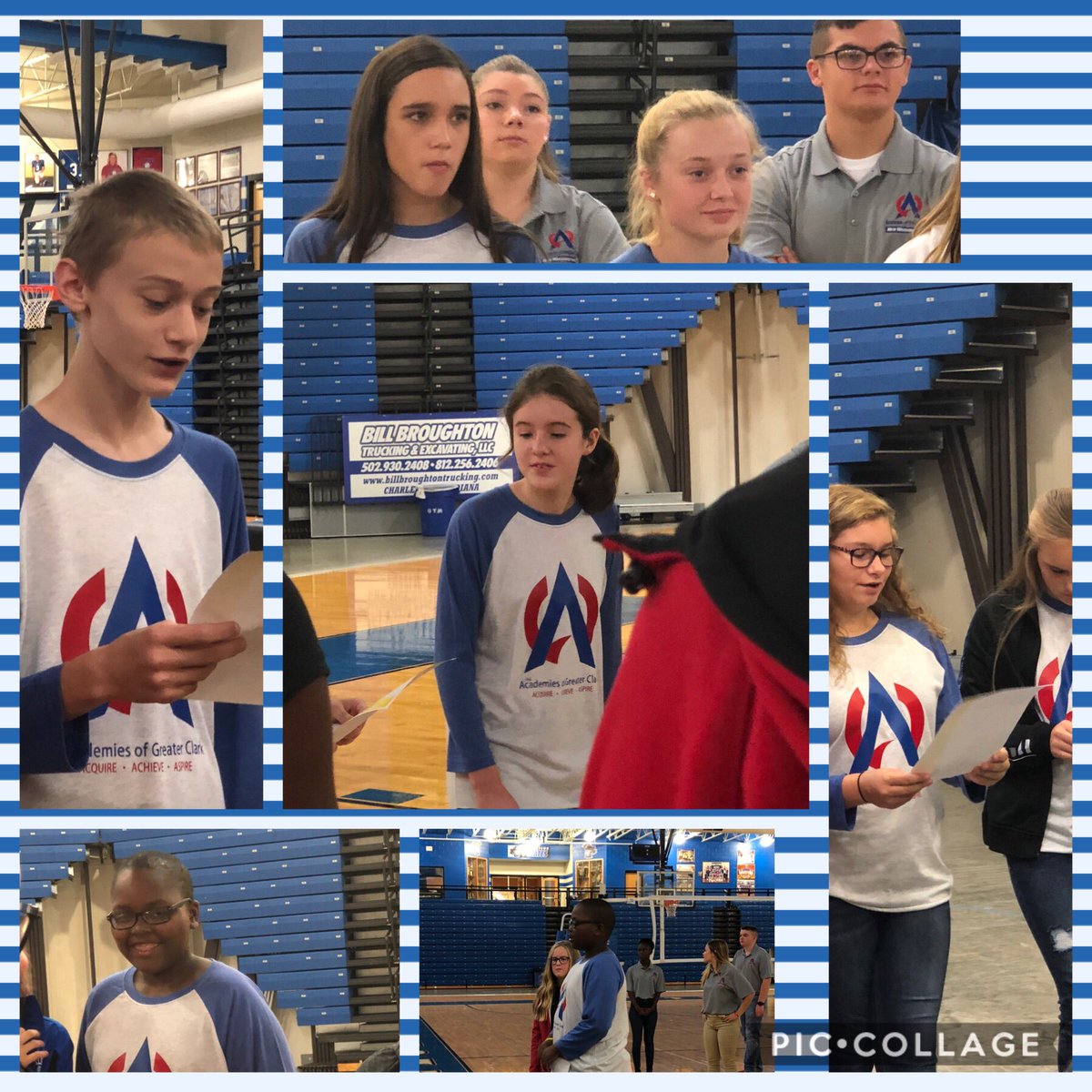 student_nw's tweet image. NWMS Ambassadors practicing their elevator speeches!! #WeAreGCCS @TonjaBrading @NWMHS_Library @embojorquez @AcademiesofGC