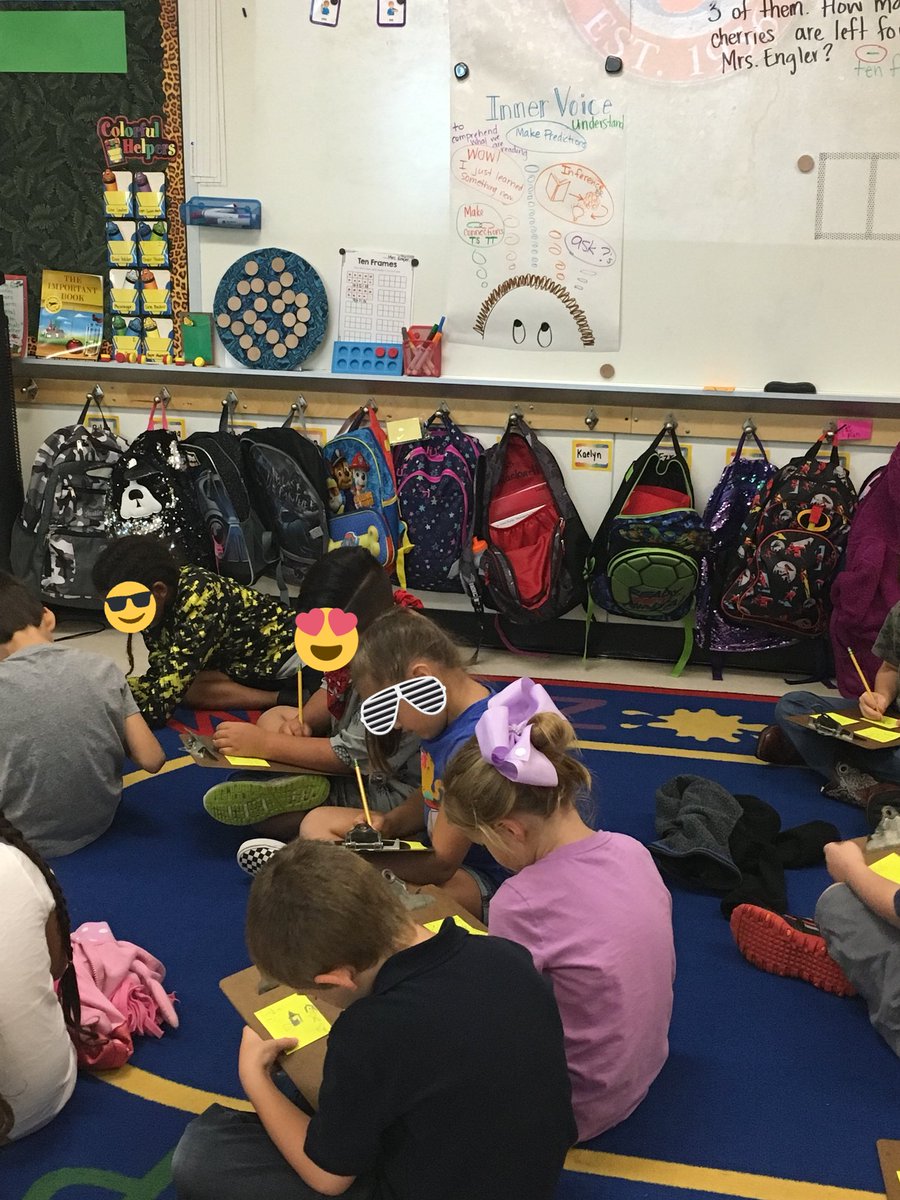 englers_explore's tweet photo. Stopping and jotting what our inner voice is telling us to help with comprehension! @FEScomal #TeamFES #EaglePride https://t.co/RkHte7WJTf