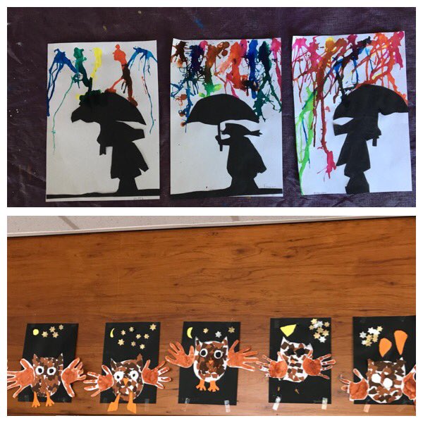 Deze week vast een begin gemaakt met thema bosrijk mooie creaties