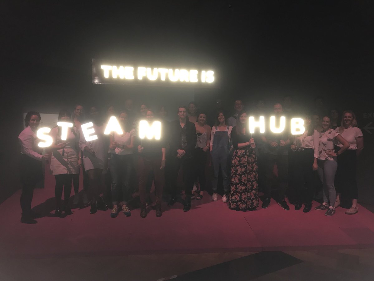 _danielletobin's tweet photo. After a morning hosted by @UCLEnterprise, we’re at the @V_and_A for a workshop using their thought-provoking #TheFutureStartsHere exhibition as curriculum stimulus #CamdenSTEAM #CamdenSTEAMHub @CamdenLearning https://t.co/BJDH77xCQB