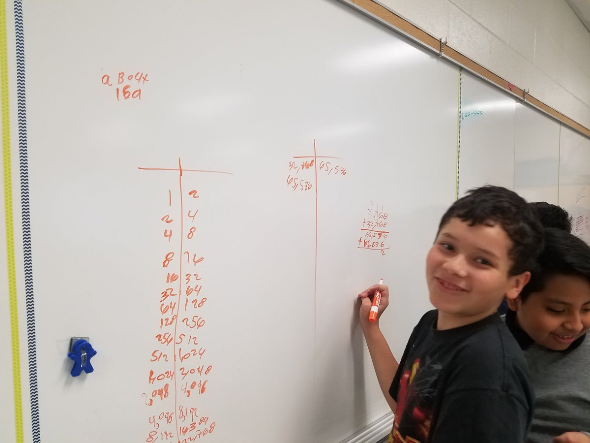 Berman_BRHS's tweet photo. One grain of rice and #vnps for an introduction to exponents. Such different strategies. @principalgusm @KJoliverMath #lcps_math @finnegan54321 https://t.co/2ft41nOMuu
