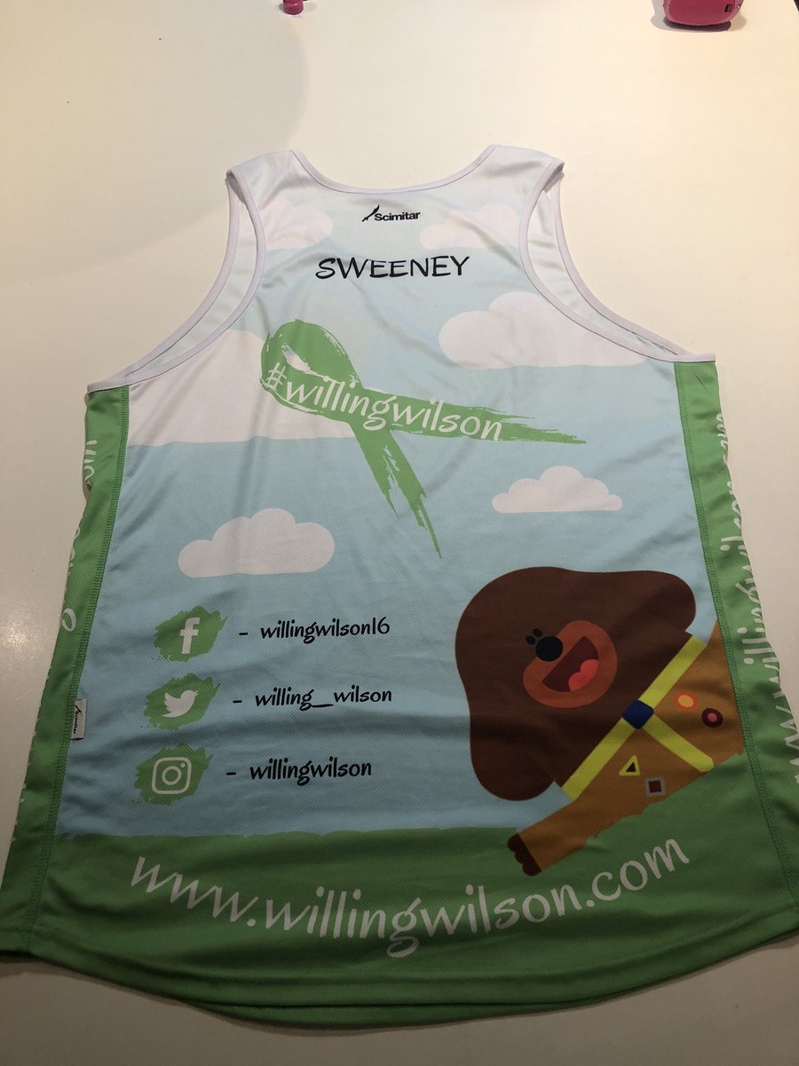 willing_wilson's tweet photo. How cool are these. We had some custom made running vests created for #willingwilson and we LOVE them. Thank you @ScimitarSports for the design and thank @HEYDUGGEE . Keep an eye out for us on the road #willingwilson #runningvests #heyduggee #sdr #fundraising 🏃♂️🏃♂️ https://t.co/LcXdEKPFLK