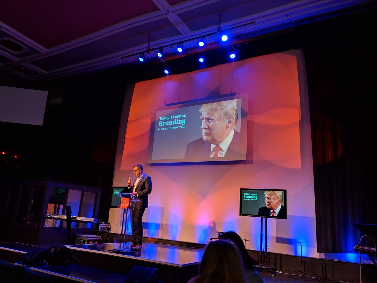 ContentsFuture's tweet image. 6 talks and 2 workshops later and we have our first trump slide.

#conferencebingo

#LikeMinds