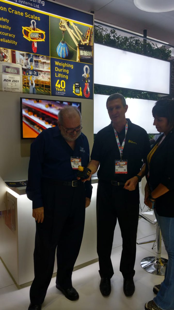 EilonEngineer's tweet photo. Thanks to everyone at the @RioOilGasExpo for a great exposition!
#EnergyToTransform
#OilAndGas #cranescale #dynamometer #BelowTheHook #EilonEngineering https://t.co/zX0Tb5UilU