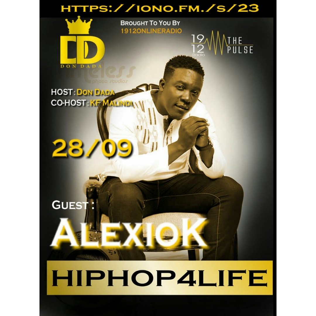 dondadamusic's tweet photo. #HipHop4Life #DadaFriday 28th SEPT 2018  from 18h00 
ALL THE WAY IN @zimbabwe

only on @1912onlineradio
Download your @Tuluntulu watch @CuTTStud
HOSTS Don Dada and @KfMalindiJr
Production team @SeedUnder @temporippuh

GUESTS 
@Karizma
@begottensun 
@iamalexiok https://t.co/2fTNrXdun2