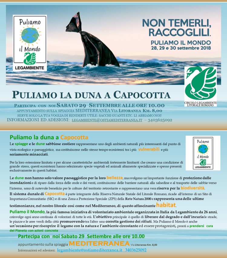 #Puliamoilmondo #cleanuptheworld #raccoglili