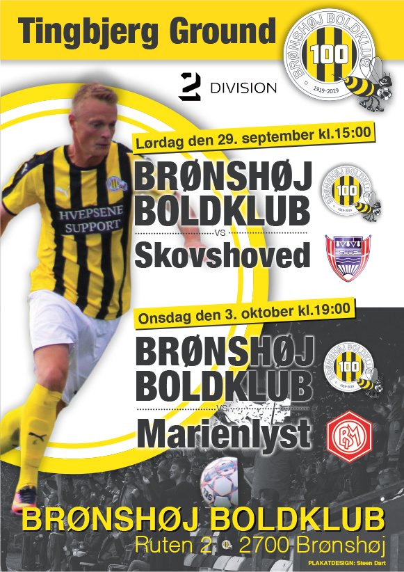 Hvepsene1919's tweet photo. De næste to kampe i ligaen er på hjemmebane mod Skovshoved og Marienlyst, så derfor har vi lavet et tilbud.
Betaler du for at komme ind til Skovshoved-kampen, så giver vi en fribillet til kampen mod Marienlyst.
#2KampeFor1KampsPris #Elsker2Div #2Div #RønnePåPlakaten #Hvepsene https://t.co/4BReHBj4zM