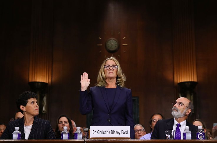 Thank you Dr. Christine Blasey Ford.