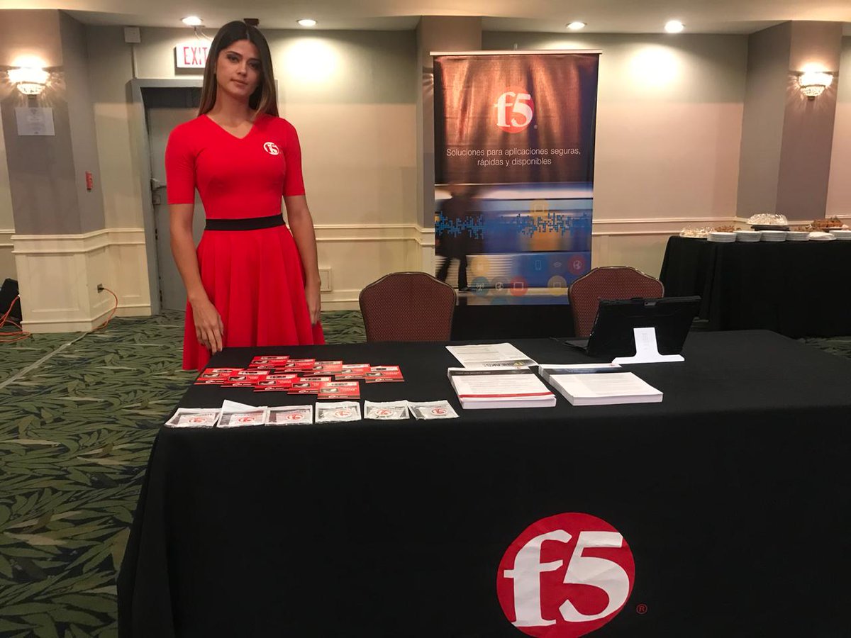 F5_latam's tweet photo. F5 presente en IT BREAKS Costa Rica 2018. Gracias a todos los asistentes.
@ramongar21 @cavalen #WeMakeAppsGo https://t.co/t1LfLEAoTW