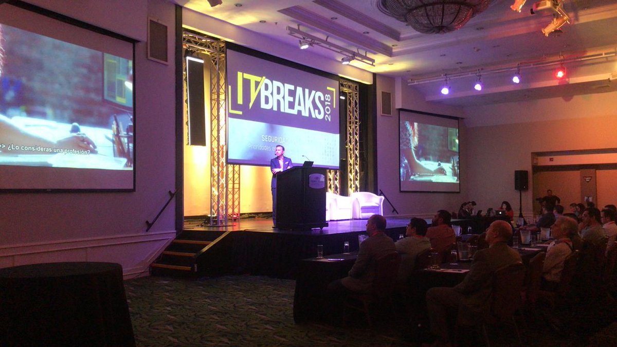 F5_latam's tweet photo. F5 presente en IT BREAKS Costa Rica 2018. Gracias a todos los asistentes.
@ramongar21 @cavalen #WeMakeAppsGo https://t.co/t1LfLEAoTW