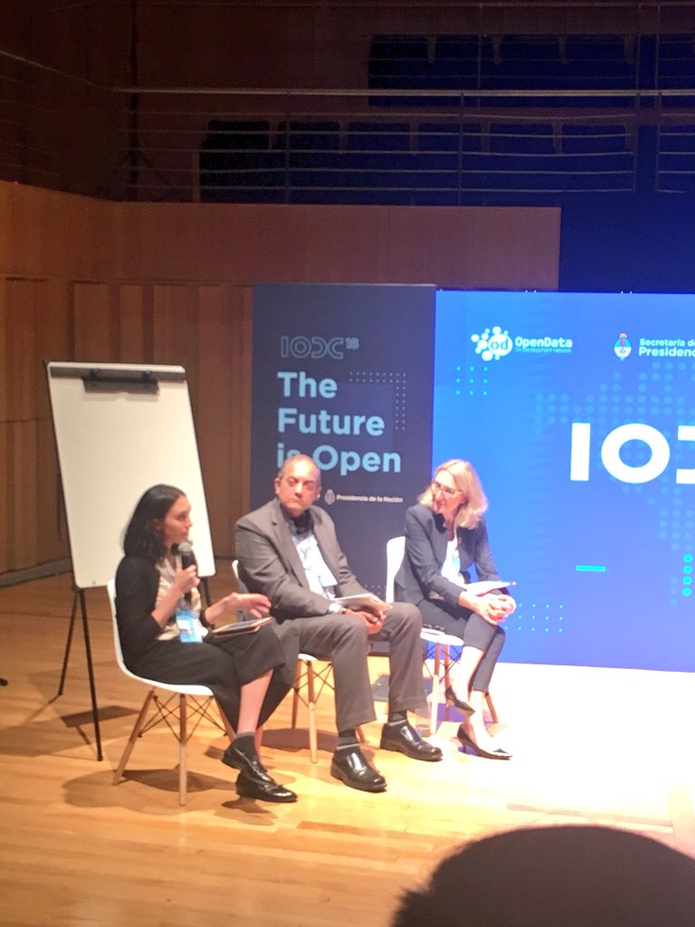 OpenDataWatch's tweet photo. @aniacalderon of the @opendatacharter speaks on how the #ODCRefresh will impact the future of #opendata. Feedback from the recent public consultation with help translate the principles into practice. https://t.co/w2sOZ7AmG5