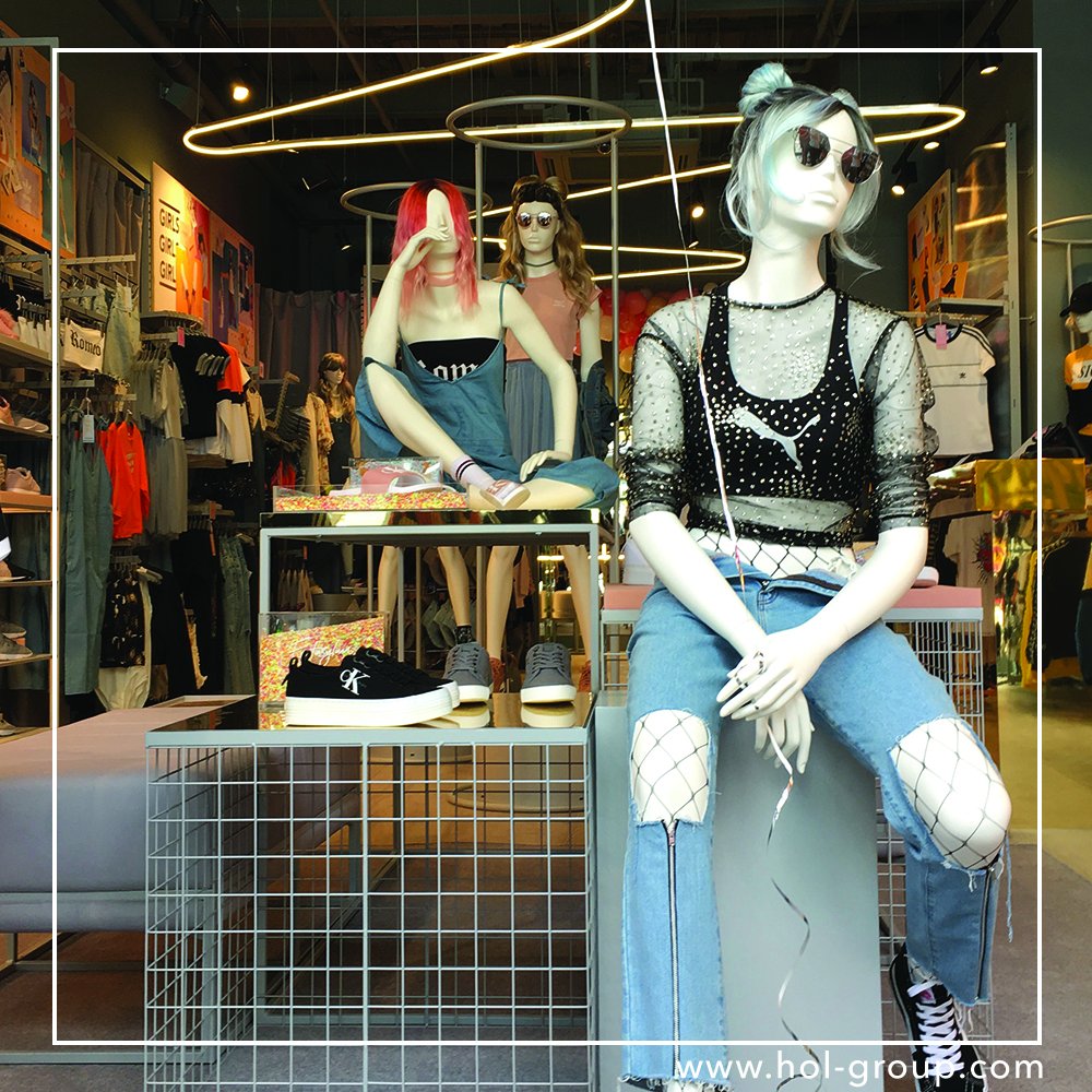 This weeks #throwbackthursday looks back at the opening of the first Footasylum Women store in Leeds. H.O.L Group were proud to provide the fashion retailer with mannequins from our stunning Dalston collection. hol-group.com #theHOLway #footasylum