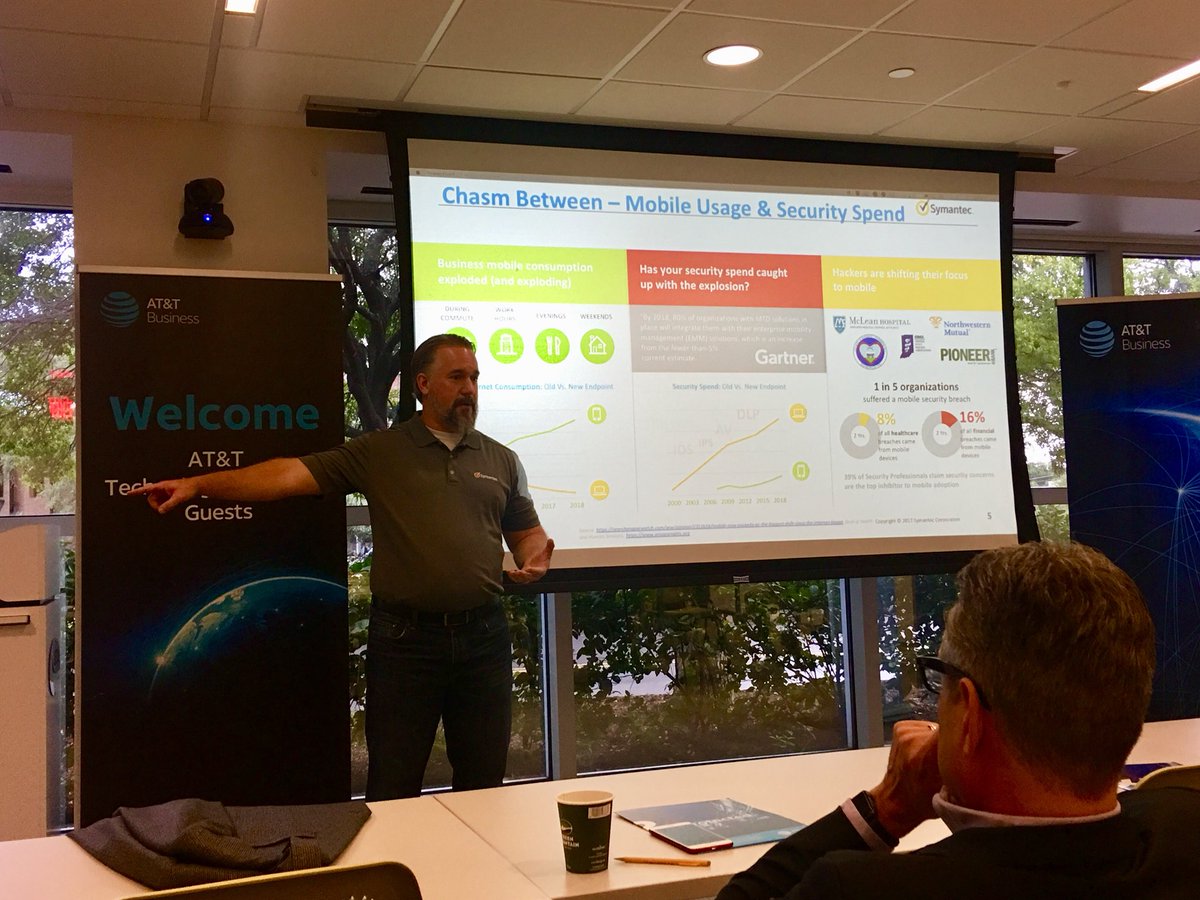 luistweeto's tweet photo. Stellar & very informative Presenters at 2dayโs @GAHCC Cybersecurity Workshop for our valued GAHCC Members! Thank U Chris Rowlands of @symantec - Bret Rowell of @SamsungMobile - and Chris Bilderback of @ATT for being with us this morning! #GHACC #HablasTech https://t.co/jFEScQ8VwP