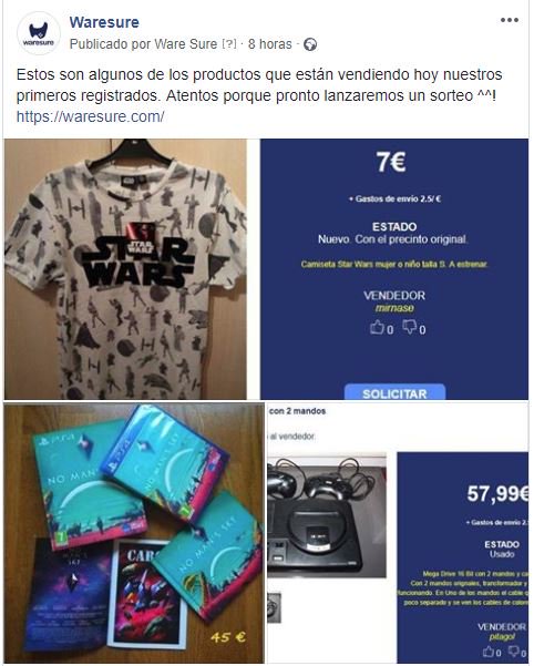 waresure's tweet photo. Estos son algunos de los productos que hoy venden nuestros primeros registrados ! Pronto lanzaremos un sorteo entre nuestros primeros clientes ! https://t.co/rsLkH56Yck