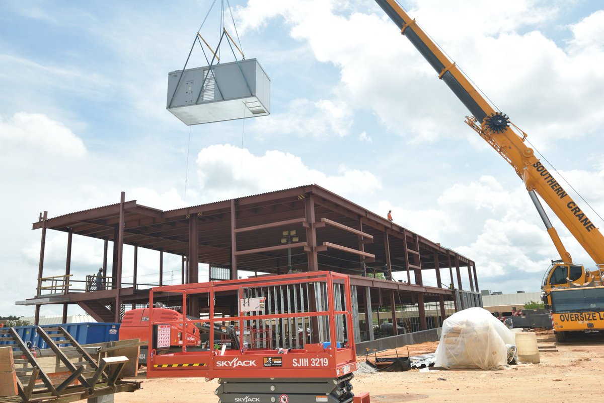 rmfengineering's tweet image. The Orangeburg-Calhoun Technical College’s new health science and nursing building is making progress! #RMFCharleston #SCTCS #rmf #rmfengineering