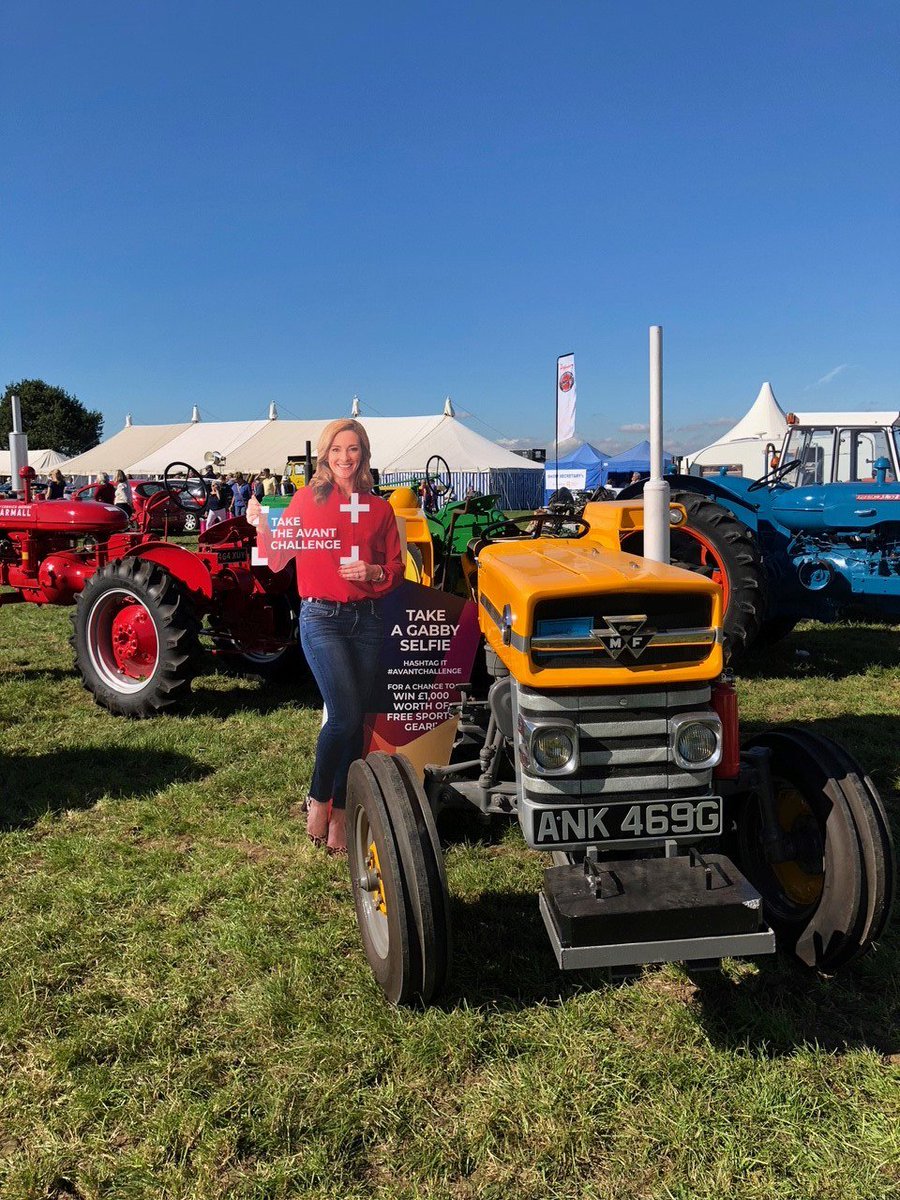 AvantHomes's tweet photo. Gabby's been out and about today at the @FlinthamShow with our team in the Midlands. Go and find a similar cardboard cut-out in your nearest Avant showhome, snap a selfie and post it to social using the hashtag #AvantChallenge, and you could WIN ยฃ1k of sports gear (Ts&Cs apply) https://t.co/UMWciBVMSl