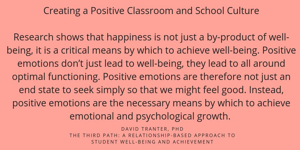DrDavidTranter's tweet photo. More thoughts on positivity and learning: #TheThirdPath #RelationshipBasedEducation https://t.co/LQFY6GcAPl
