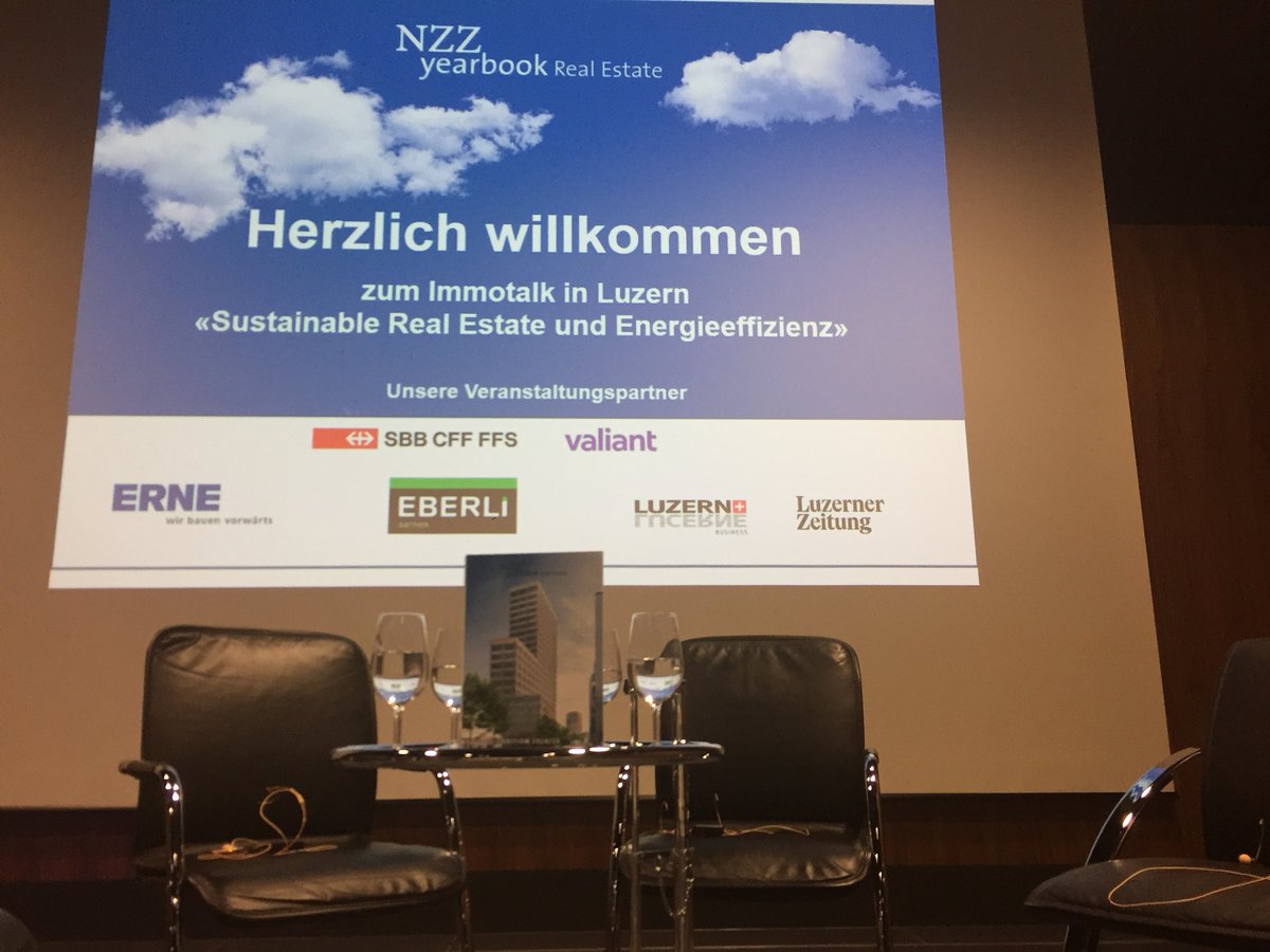 BjoernZern's tweet photo. Gleich geht’s los: ImmoTalk in Luzern im Medienhaus der @LuzernerZeitung und Präsentation des @NZZ yearbook Real Estate. https://t.co/wCkQIdME2v