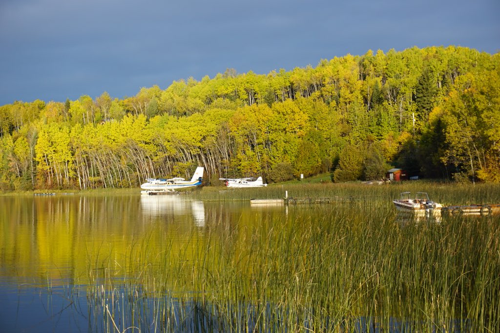 Spectacular morning on Otter Lake in northern Sask – at least until a blizzard swept in half an hour later. #ExploreSask #ExploreCanada