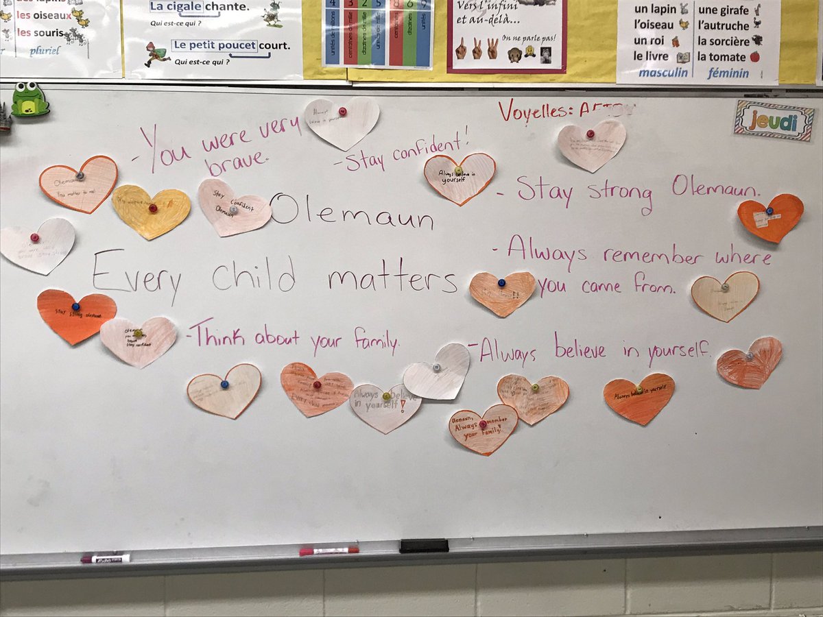 #EveryChildMatters Great project done with the kids for #OrangeShirtDay2018 Thanks <a href="/derekacorn/">Derek Acorn</a> for the plans!