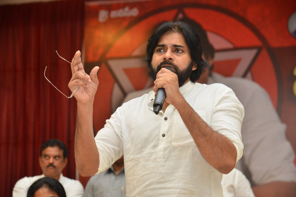 JanaSenaParty's tweet photo. JanaSena Chief #PawanKalyan meeting with Private school teachers 

Full Video : https://t.co/HI7nnjIOYY https://t.co/15o7EKwvCf