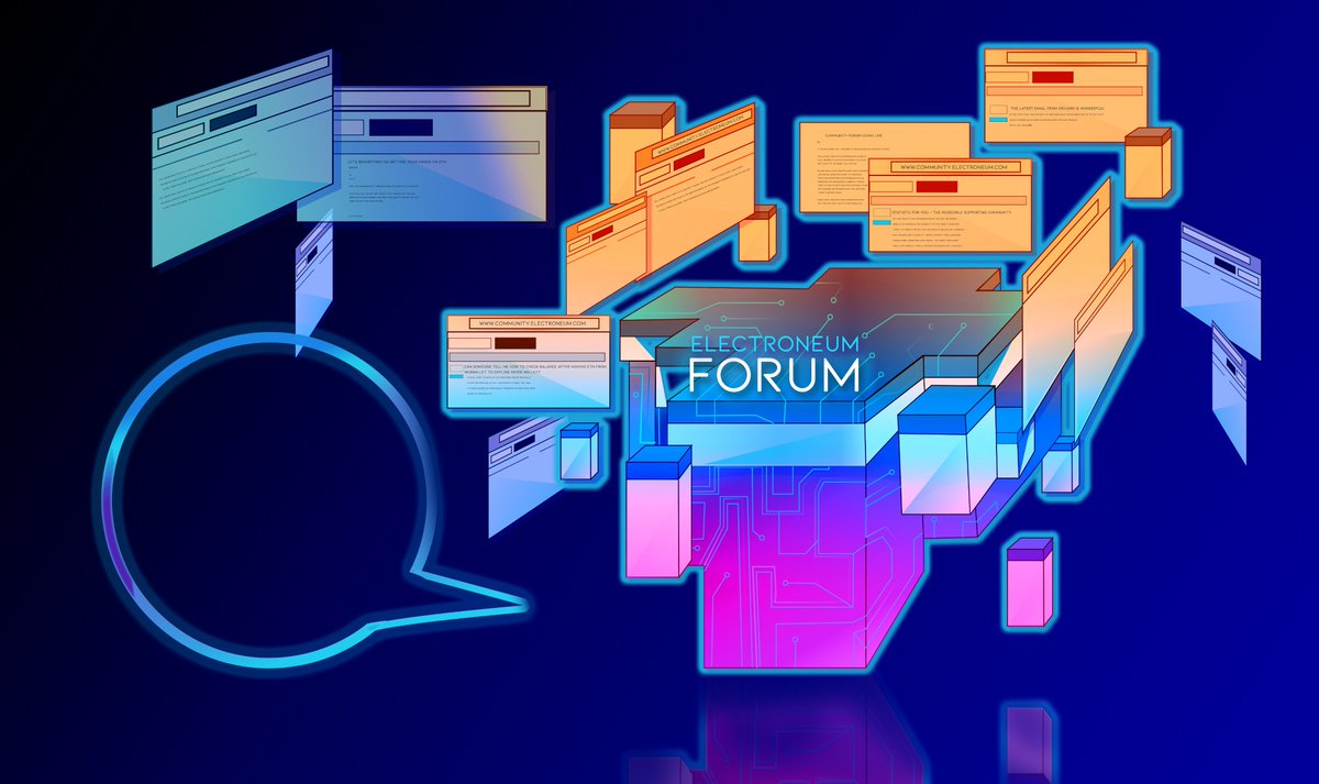 electroneum's tweet photo. The Community Forum is alive with energetic and poetic conversations. There are currently over 1.1k topics live! 
Interesting conversations are happening all the time, so why not take a look at some of our latest popular threads and get involved! (here): 
https://t.co/W3IS6TW4q0 https://t.co/ZNYvcIrVP6