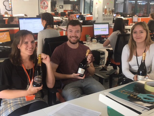 suzanne_work's tweet photo. Thanks so much to @eXPD8_fm @Sarah_eXPD8 for the bubbly received today!! It’s great for the team to be recognised for the hard work and willingness to cOLLABOR8 #expd8family https://t.co/ZzBqUTEfeS