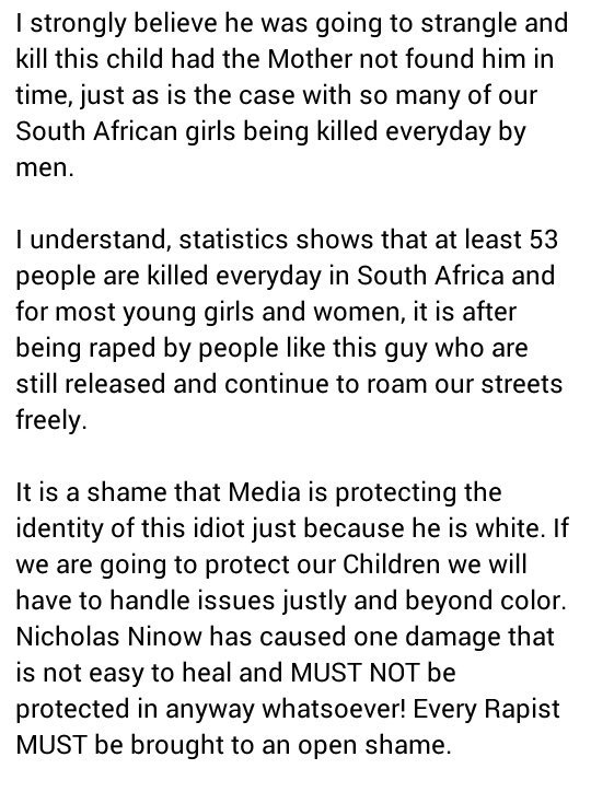 MelMostLikely's tweet photo. The media is "not allowed" to publish his name/pics, but here he is, pure and utter scum. This post is so graphic but it shows how depraved he is.  #Dros #NicholasNinow https://t.co/oMBA66tDEe