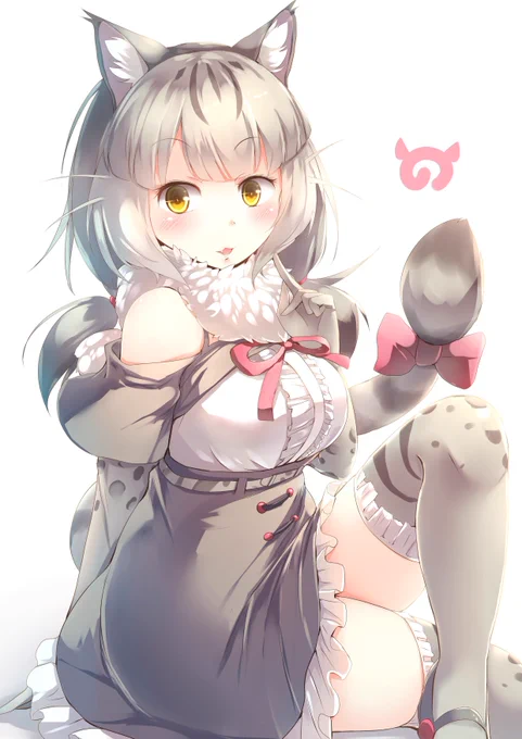 ジャングルキャットちゃん お題箱にあったので #けものフレンズ 
